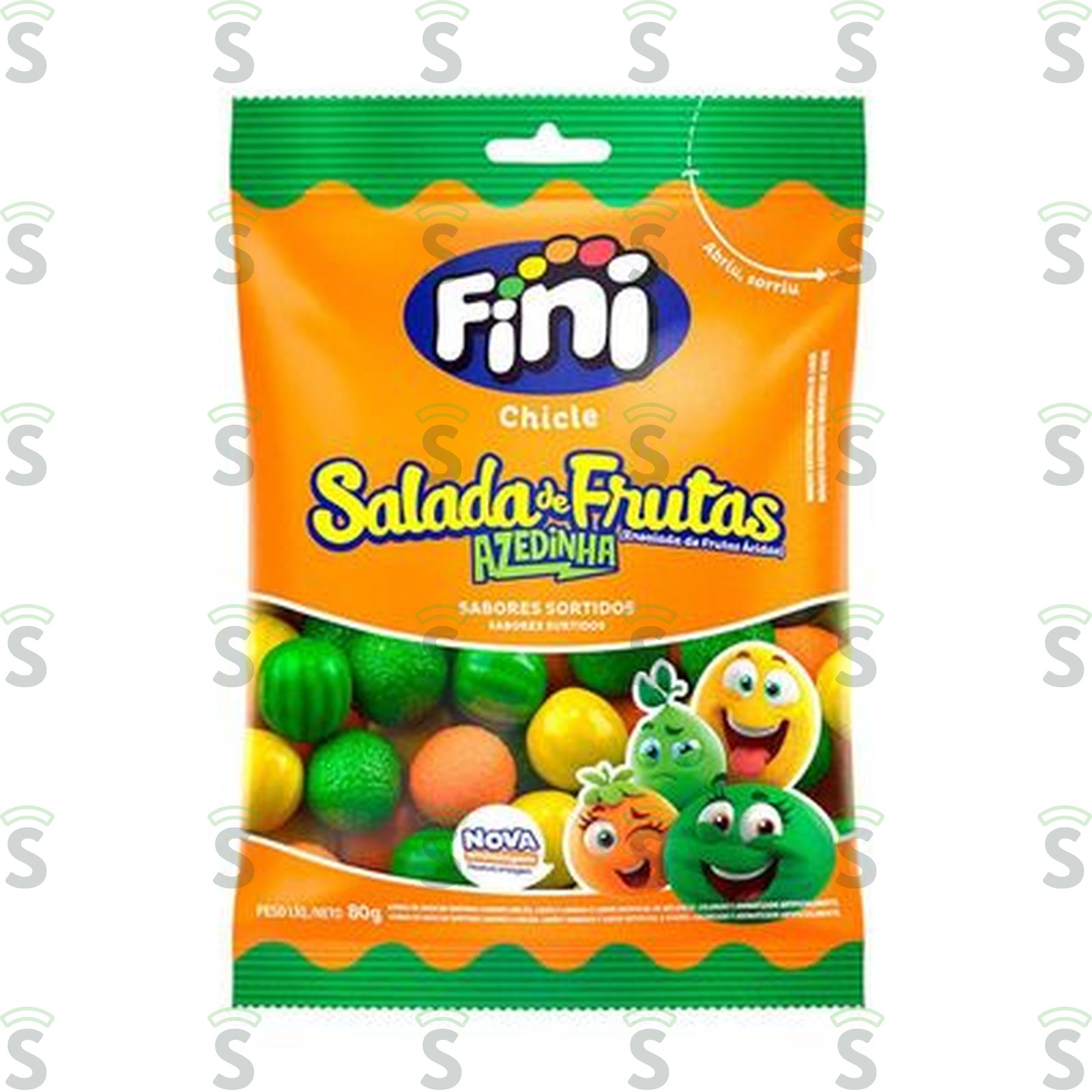 Goma de Mascar Fini Salada de Frutas 80G