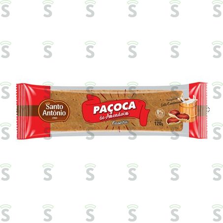  Paçoca Ao Leite Santo Antônio Embalagem 120g