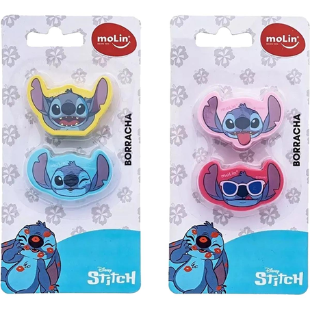 Borracha Molin Com 2 Borrachas - Stitch