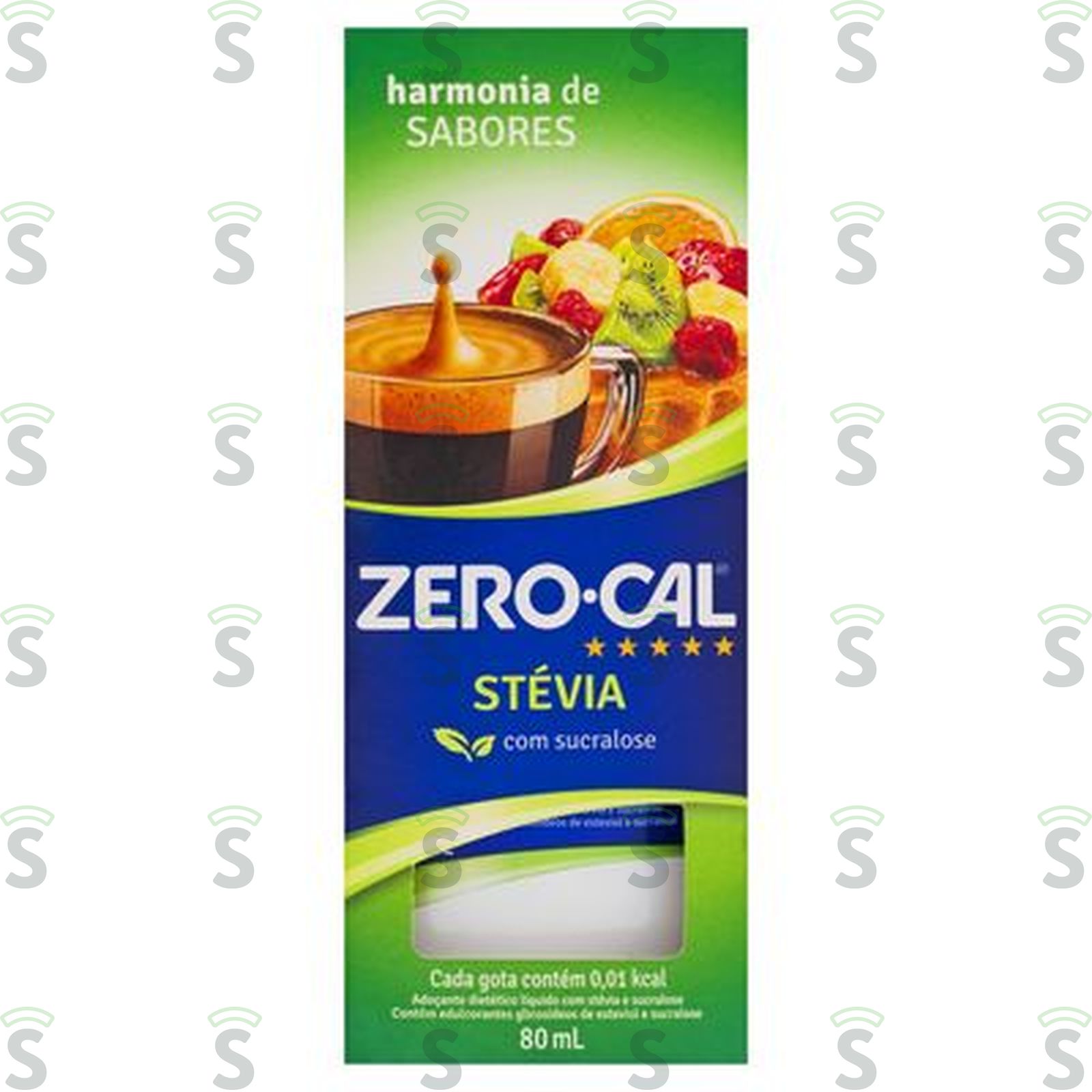 Adocante zero cal liq stevia 80ml