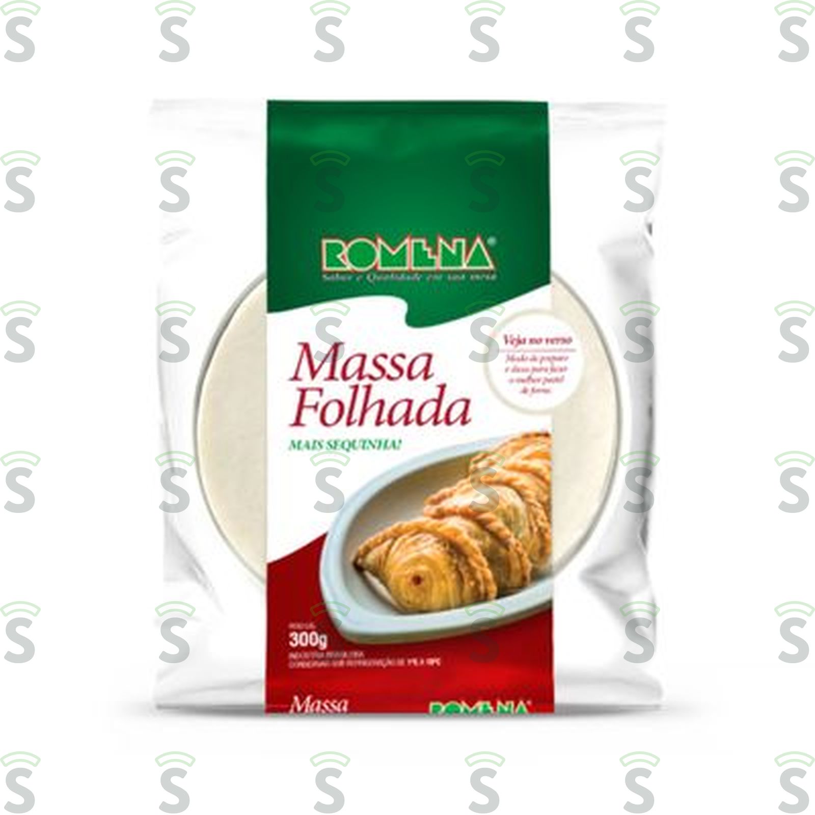 Massa Folhada Para Pastel Romena Embalagem 300G