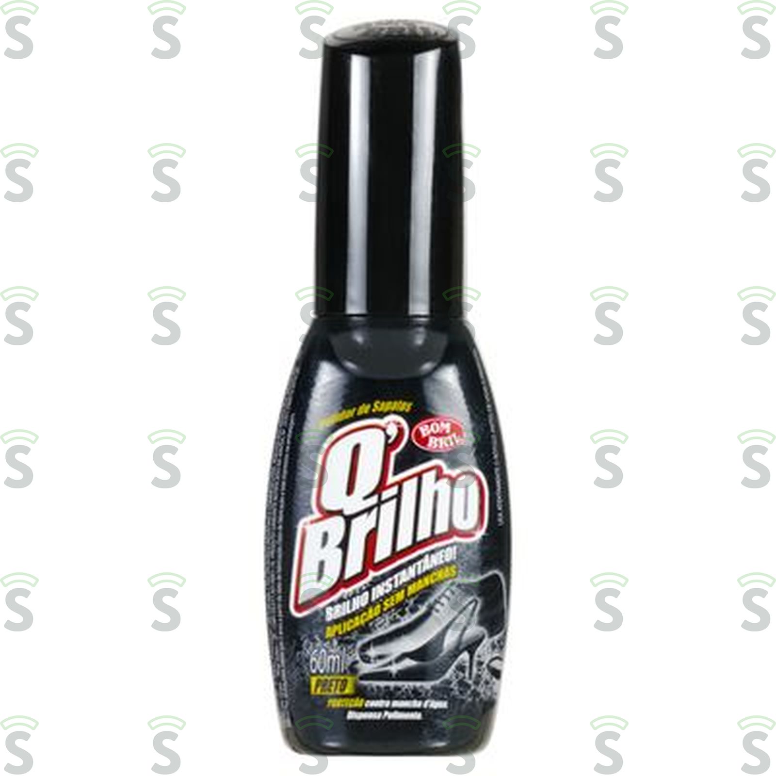 Cera Líquida Para Sapatos Q'brilho Preto 60ML