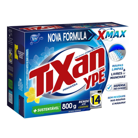 Sabão em Pó Tixan Ypê 800g - Primavera