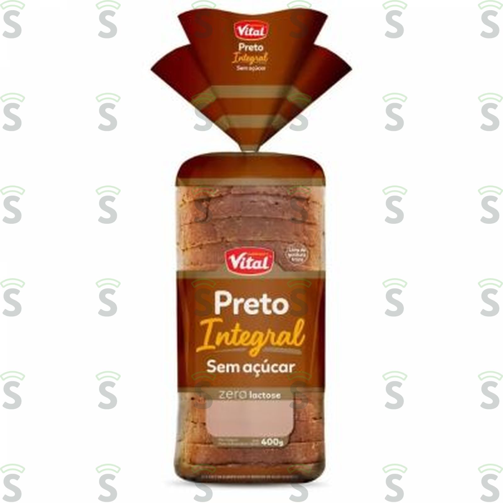 VITAL PAO PRETO INTEGRAL 400G  S/ACUCAR