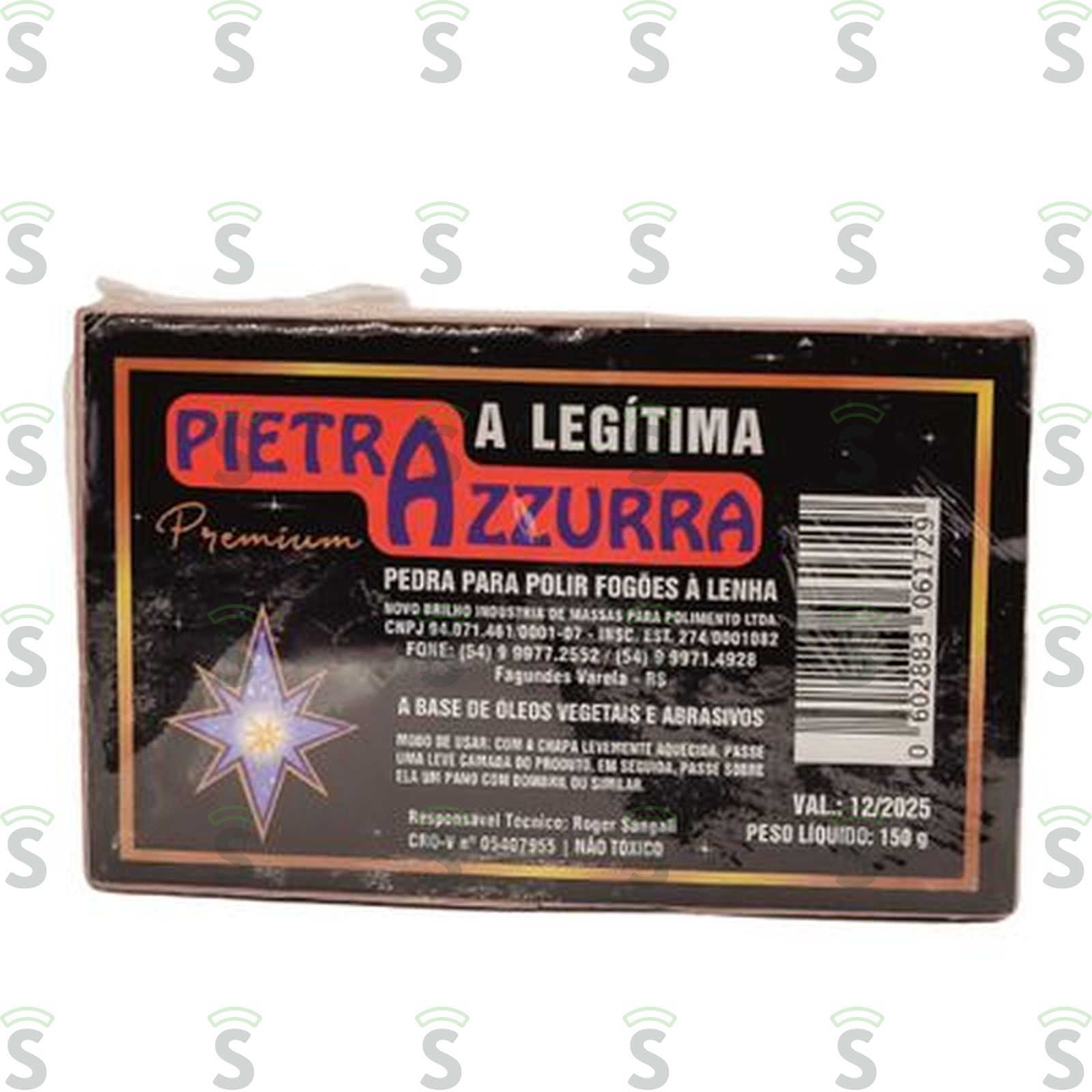 Pietra azzurra-pedra polir fogao 150g