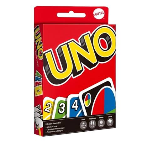 Jogo de Cartas Uno Com 112 Cartas - Original - Ref. 160350