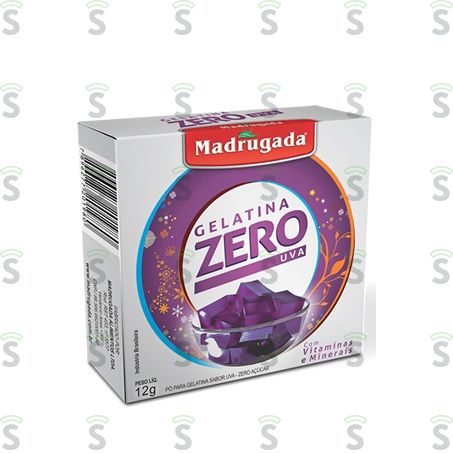  Gelatina Madrugada Uva Zero 12g