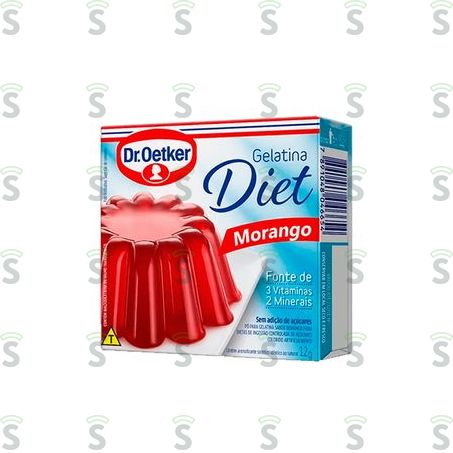  Gelatina Oetker Diet Morango 12g