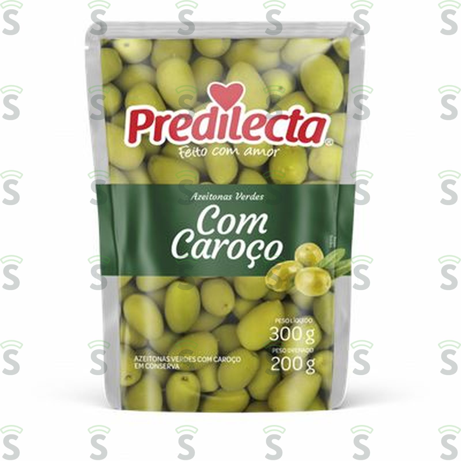 Predilecta-azeitona verde 200g sache