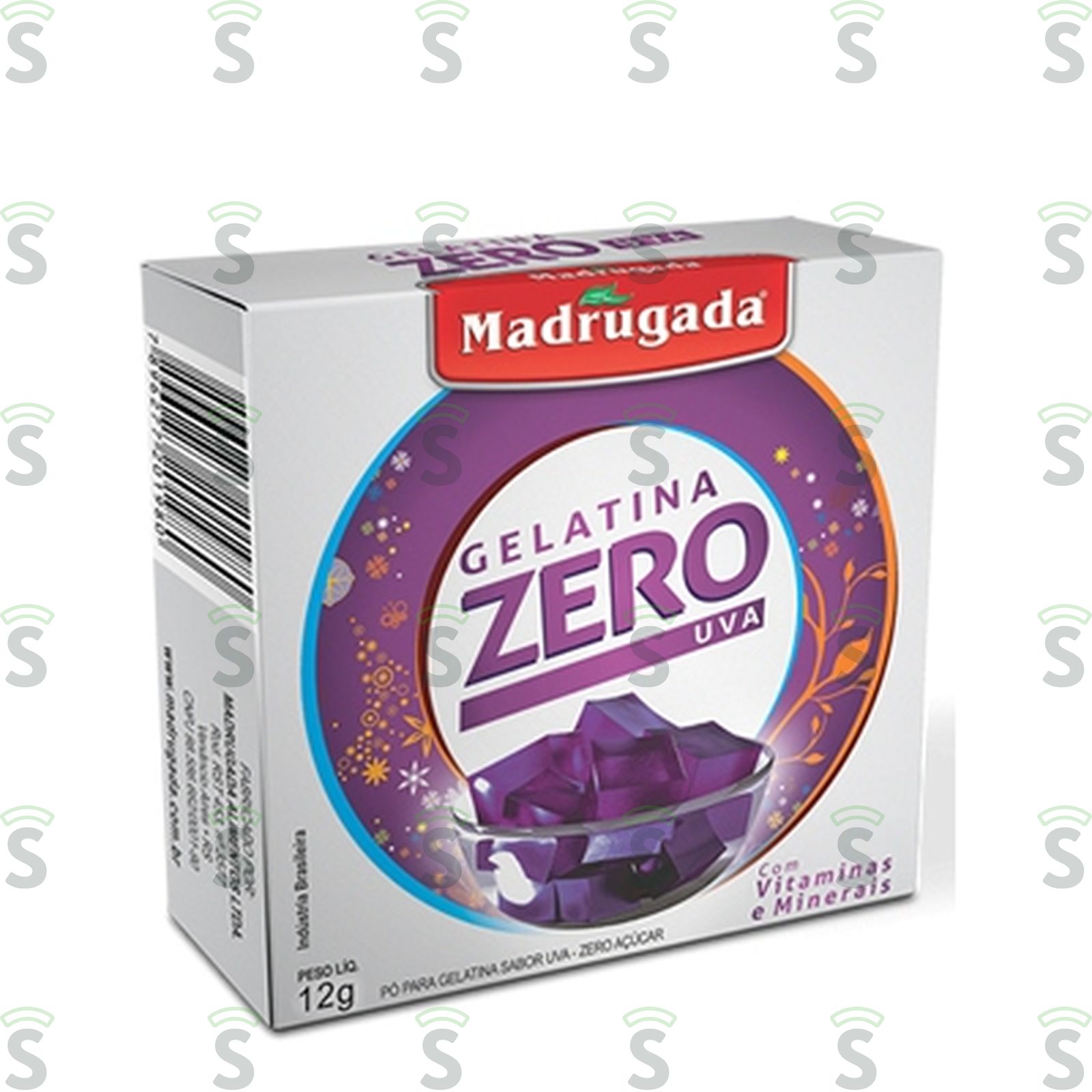 Gelatina Madrugada Uva Zero 12G