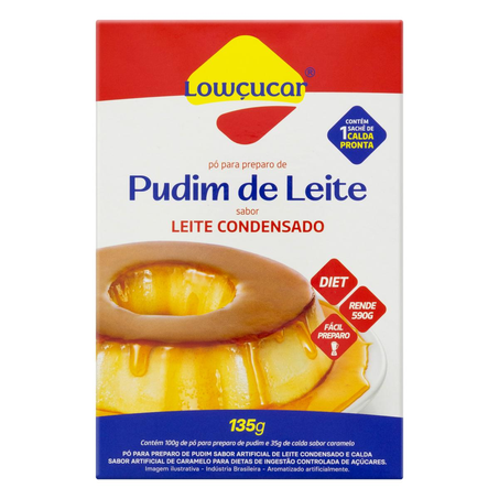 Pudim Lowçucar 135g - Leite Condensado - Zero Açúcar
