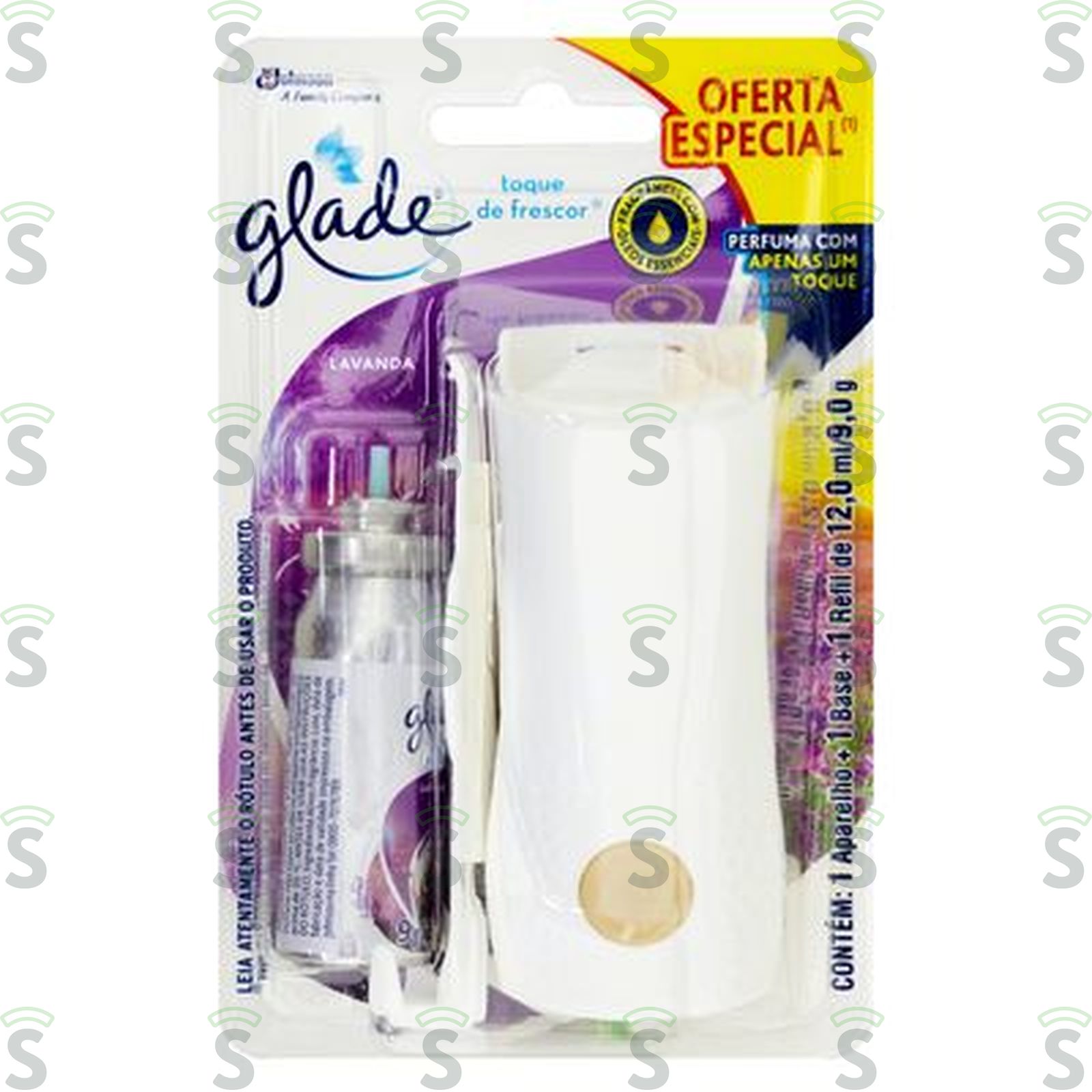 Odorizador Glade Toque de Frescor Lavanda Aparelho + Refil 12ML