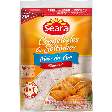 Meio da Asa Seara Resfriado Kg
