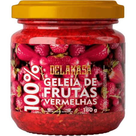 Geleia Delakasa 180g - Zero Açúcar - Frutas Vermelhas