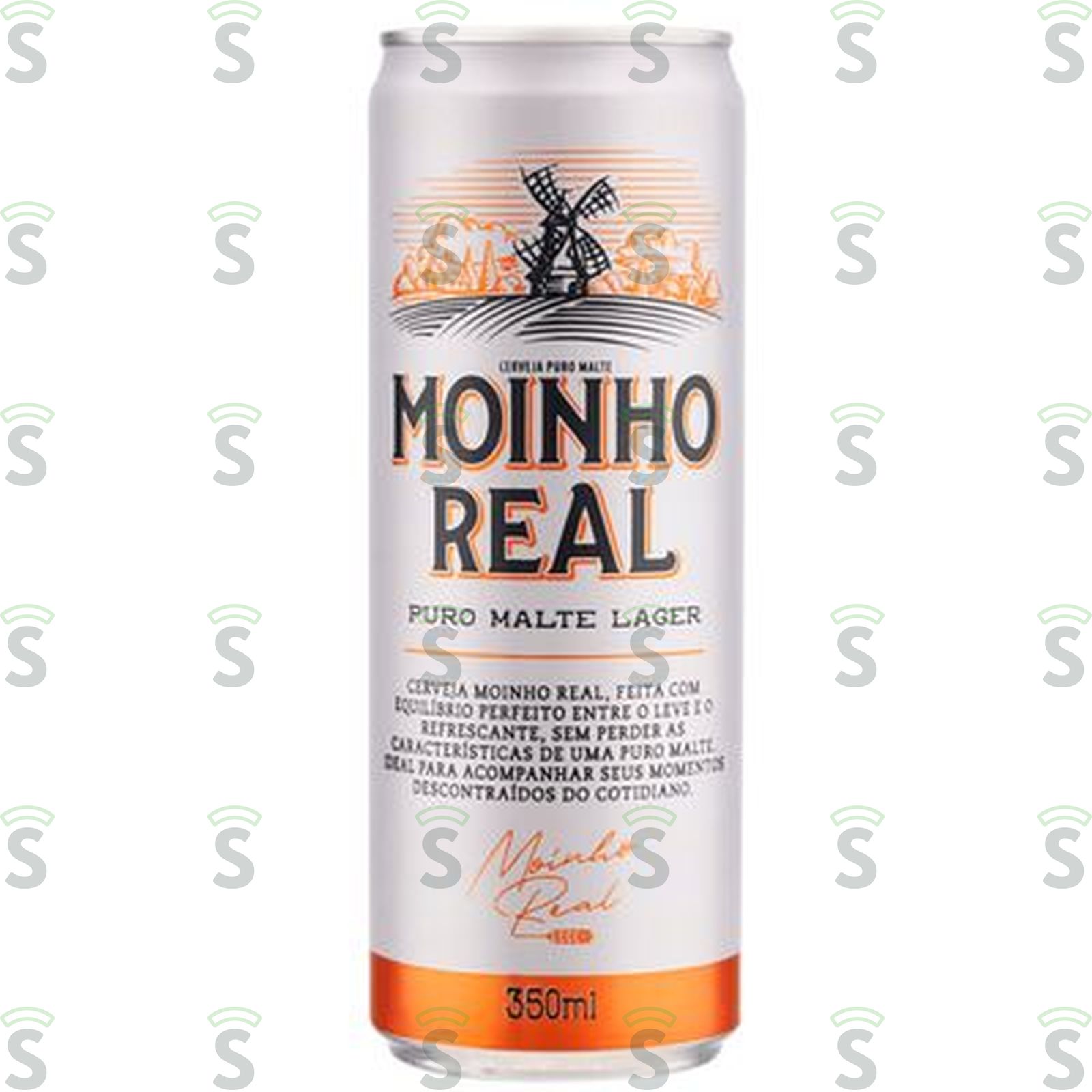 Cerveja Moinho Real Puro Malte Lata 350ml