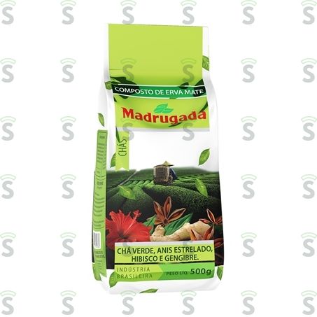  Erva Mate Madrugada Chá Verde 500g