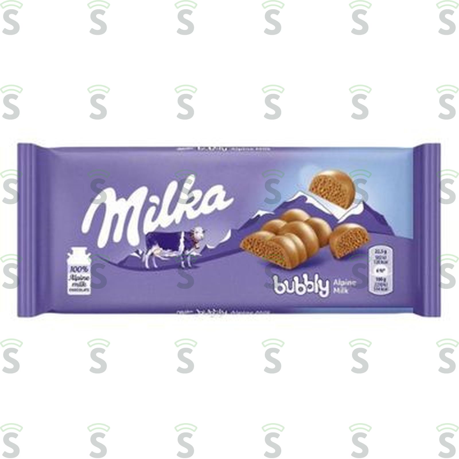 Chocolate Barra Milka Ao Leite Luflee 100G