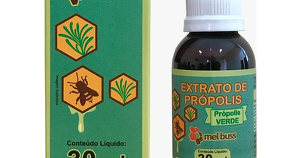 Extrato De Própolis Verde Mel Buss Fr 30Ml