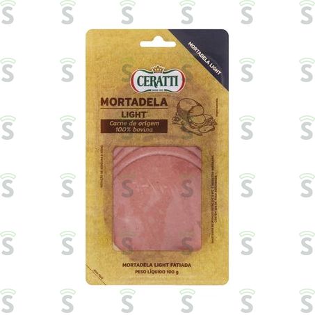  Mortadela Ceratti Bologna Light Fatiada Embalagem 150g
