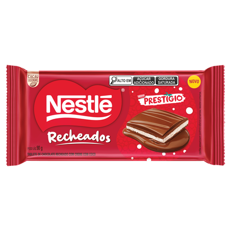 Chocolate Barra Nestlé Recheio Prestígio 90g 
 