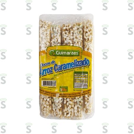  Flocos de Arroz Caramelizado Guimarães Embalagem 100g