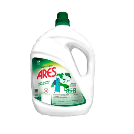 Lava Roupas Líquido Ares Atcion Green 5l Gts 250ml