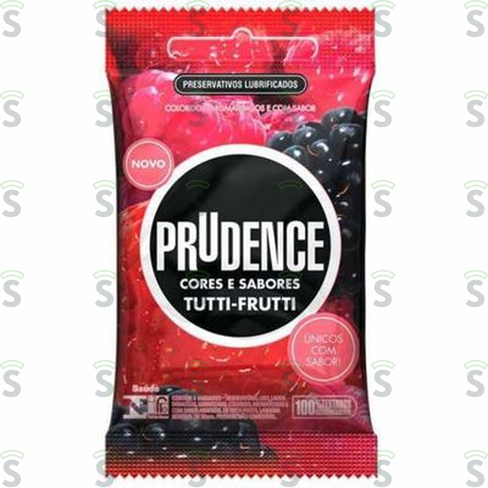 Preservativo Prudence Tutti Frutti Embalagem 3UN