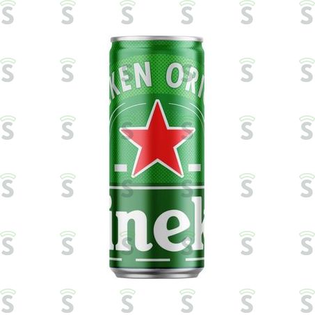  Cerveja Lager Heineken Puro Malte Lata 269ml