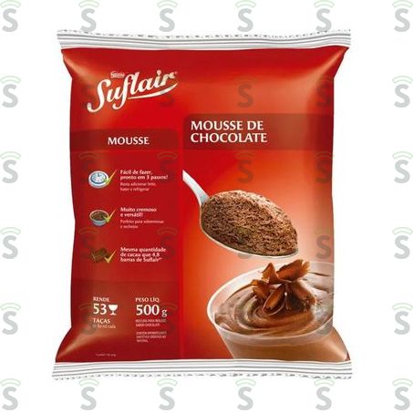  Chocolate Em Pó Suflair Mousse 500g