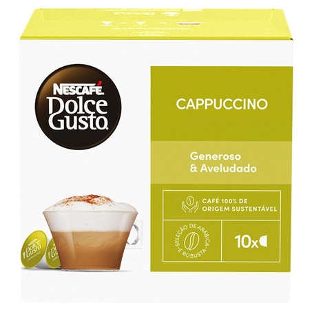 Cápsula Dolce Gusto 117g - Cappuccino - 10 Cápsulas