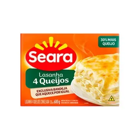 Lasanha Seara Quatro Queijos 600G