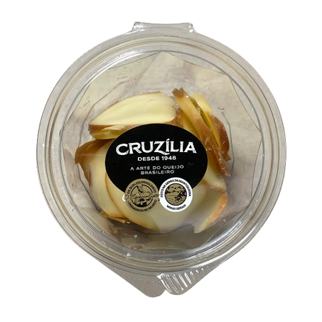 Queijo provolone cruzília fatiado pote - aproximadamente 150g