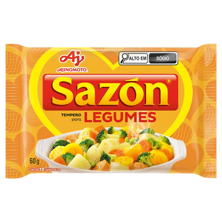 Tempero Sazón 60g - Legumes