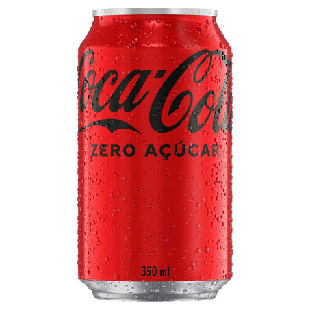 Refrigerante Coca-Cola 350ml - Zero Açúcar - Lata