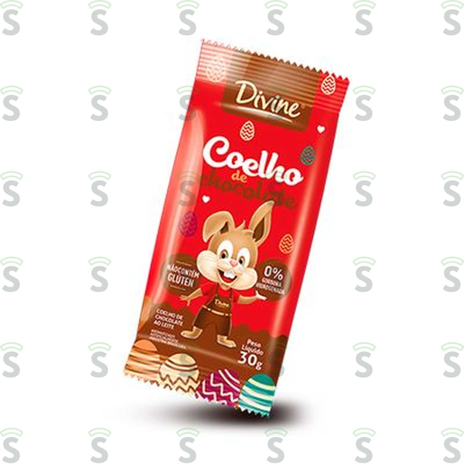 Coelho Choc Divine Ao Leite 30G