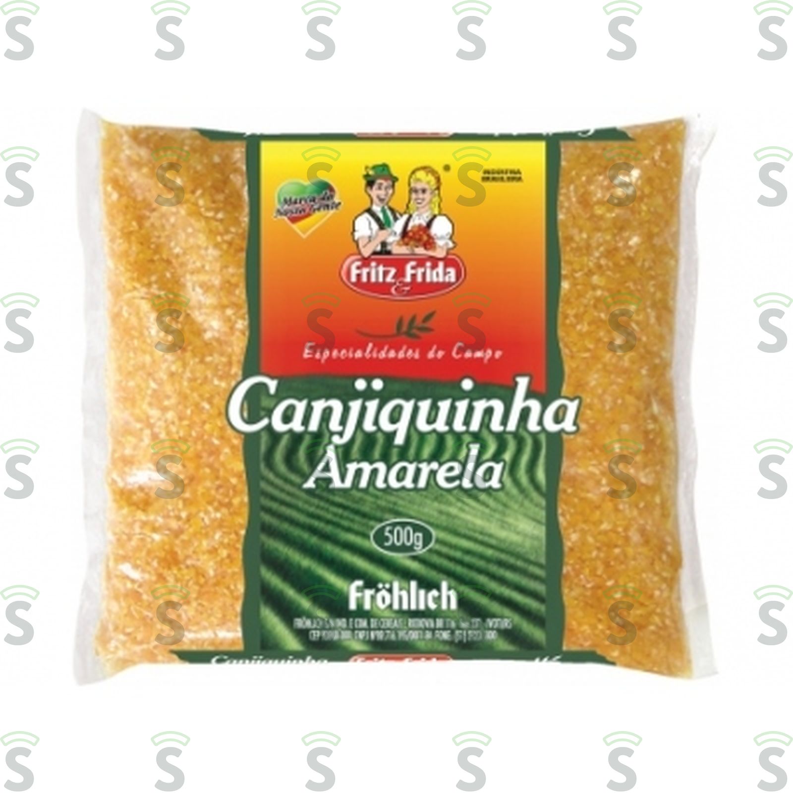 Canjiquinha Amarela Fritz E Frida 500G