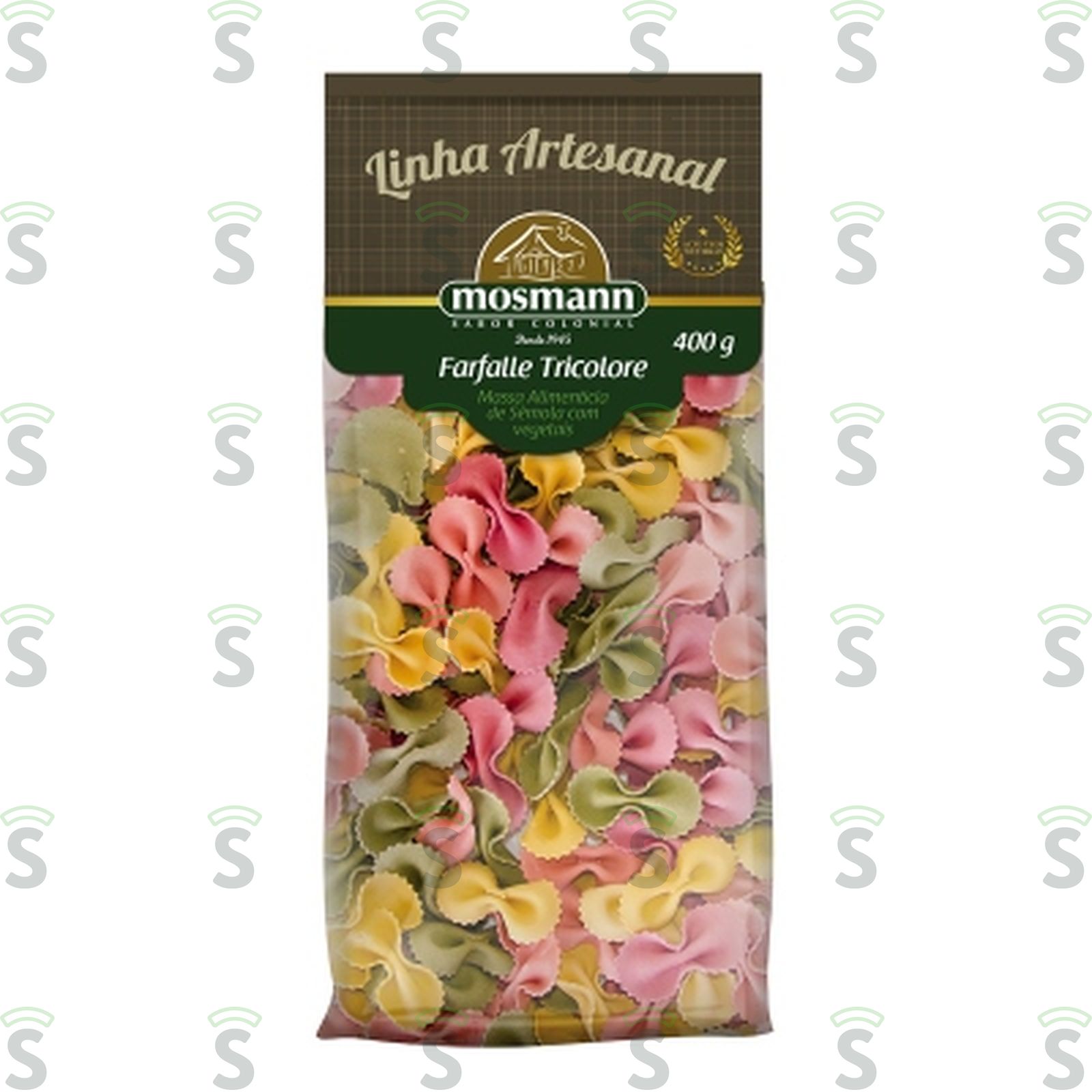 Mosmann-massa 400g farfalle tricolore
