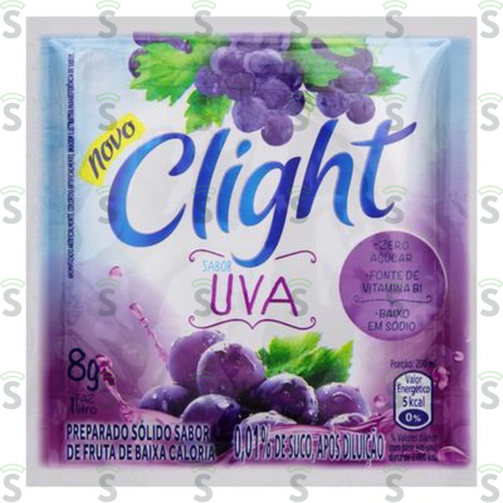 Refresco em Pó Clight Uva 8G