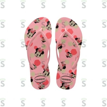 Sandalia Slim Disney N39/40 Rosa Macron Havaiana 1un