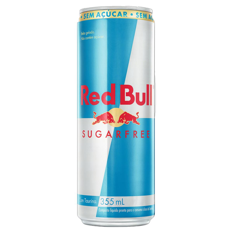 Bebida Energética Red Bull 355ml - Sugar Free - Lata