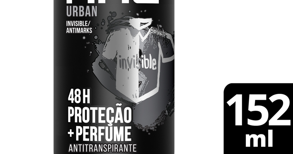 Antitranspirante Aerossol AXE Urban Invisible 152 ml