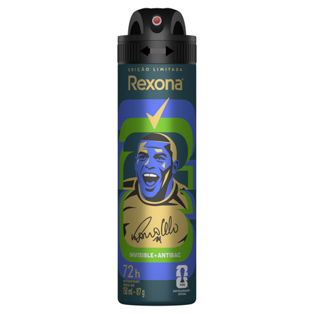 Desodorante Aerossol Rexona 150ml - Masculino - Antibacterial Invisible