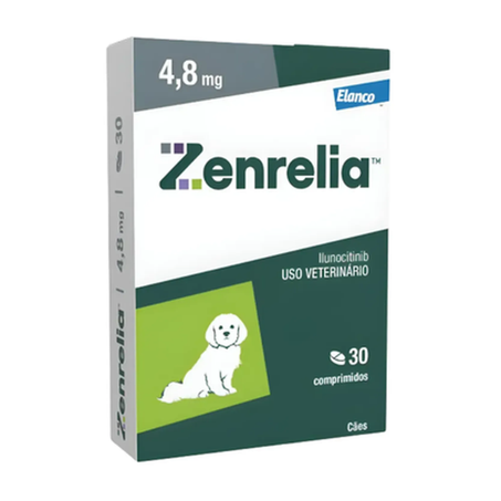Zenrelia 4,8mg Tratamento para Coceira em Cães 30 comprimidos