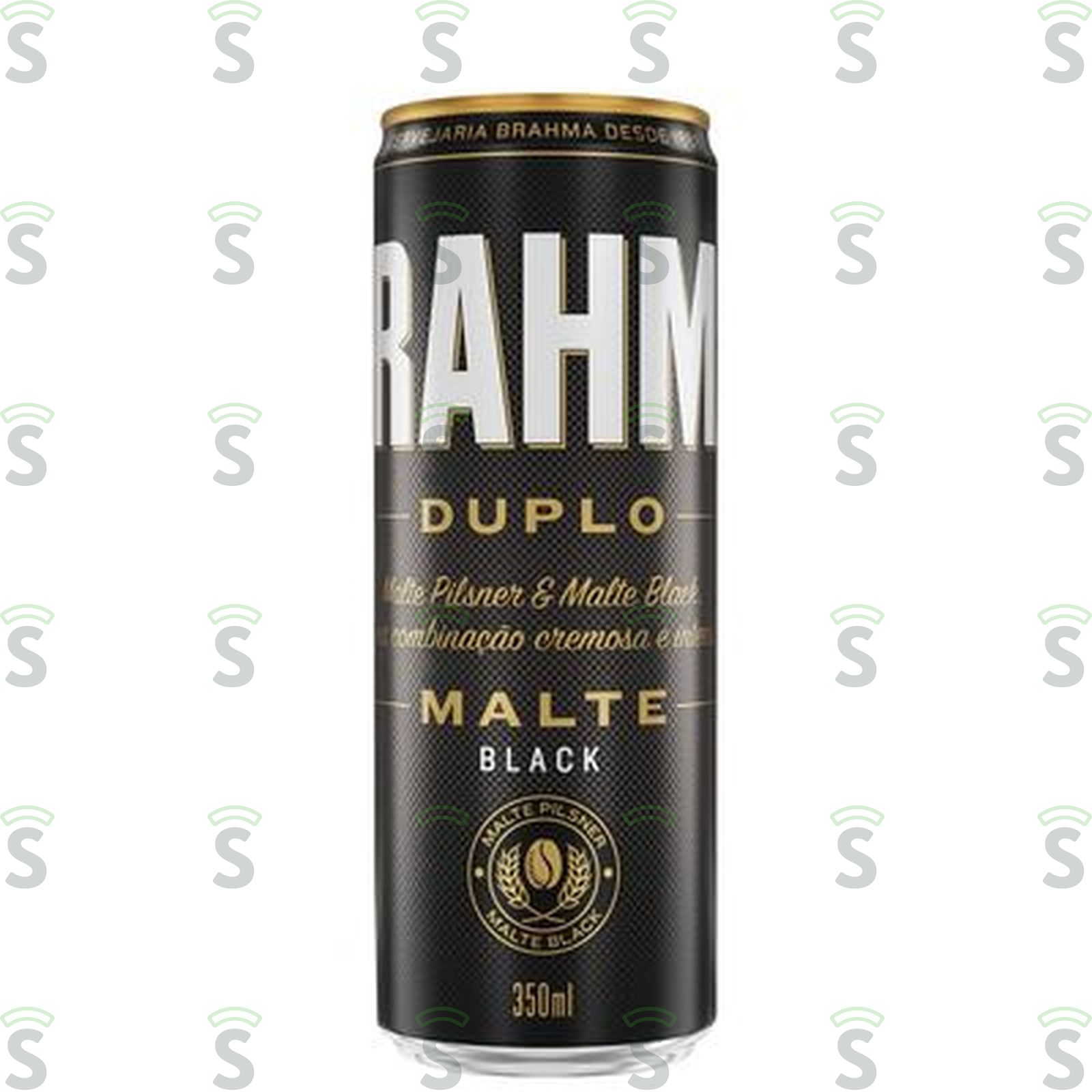 CERV BRAHMA 350ML DUPLO MALTE BLACK