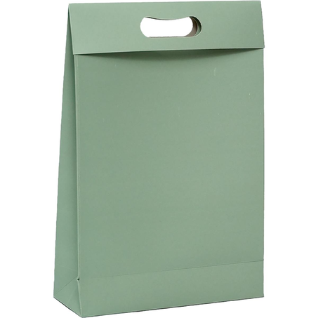 Sacola para Presente UP Box Tam. M - Com Abas - Verde