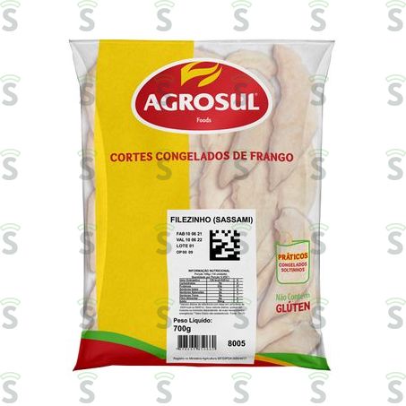  Filezinho Sassami Agrosul Congelado 700g
