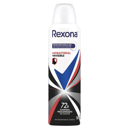 Desodorante Aerossol Rexona 150ml - Antibacterial + Invisible - Feminino