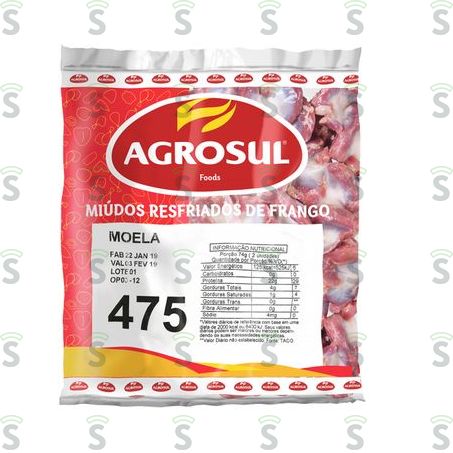  Coracao Frango Agrosul Band 700g