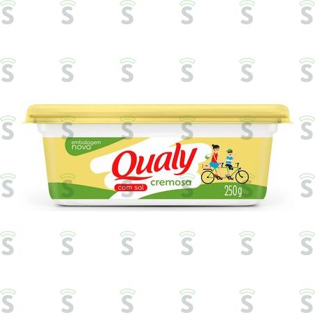  Margarina Qualy Cremosa Com Sal Pote 250g