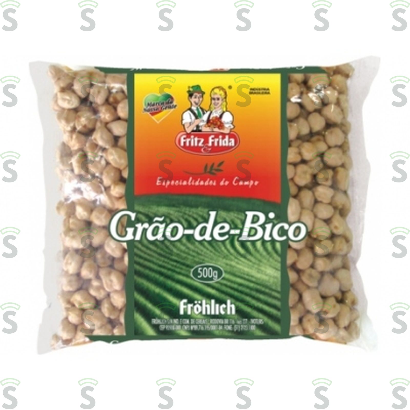 Grão de Bico Fritz E Frida Embalagem 500G